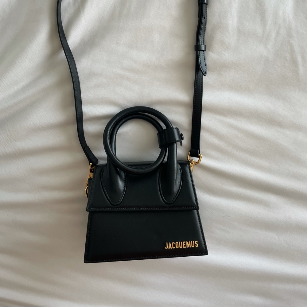 Jacquemus Black “Le Chiquito Noeud” Bag